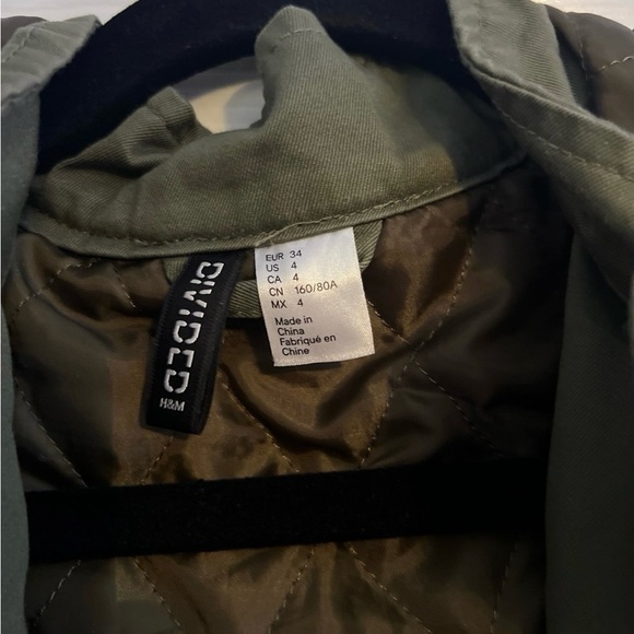 H&M Hooded Parka Coat- S - Picture 6 of 6